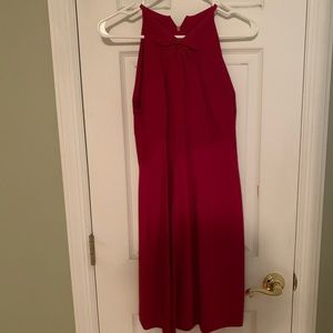 Red dress with bow, worn once. LOVE. Size medium